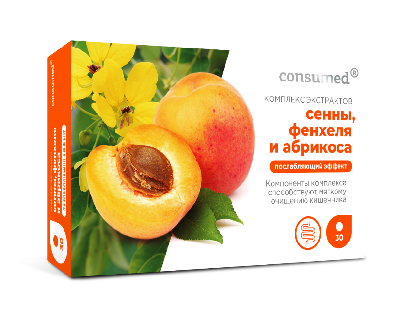 фото упаковки Consumed Комплекс экстрактов сенны, фенхеля и абрикоса